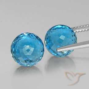 Shop natural 13.53ct スイスブルー トパーズ gems, スフェア / ボール, from ブラジル at GemSelect. In stock, global shipping!