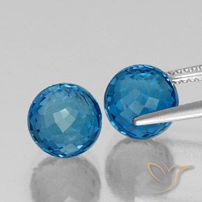 Shop natural 9.04ct ロンドンブルー トパーズ gems, スフェア / ボール, from ブラジル at GemSelect. In stock, global shipping!