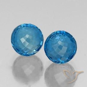 Shop natural 9.58ct スイスブルー トパーズ gems, スフェア / ボール, from ブラジル at GemSelect. In stock, global shipping!