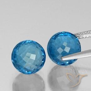 Shop natural 9.58ct スイスブルー トパーズ gems, スフェア / ボール, from ブラジル at GemSelect. In stock, global shipping!