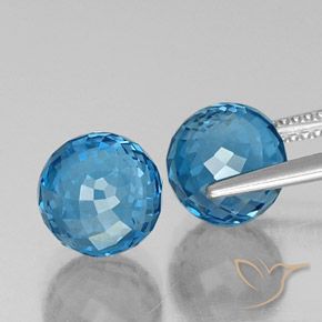 Shop natural 10.41ct スイスブルー トパーズ gems, スフェア / ボール, from ブラジル at GemSelect. In stock, global shipping!