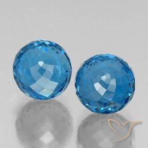 Shop natural 11.44ct スイスブルー トパーズ gems, スフェア / ボール, from ブラジル at GemSelect. In stock, global shipping!