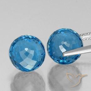 Shop natural 11.44ct スイスブルー トパーズ gems, スフェア / ボール, from ブラジル at GemSelect. In stock, global shipping!