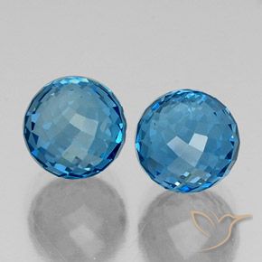 Shop natural 10.88ct スイスブルー トパーズ gems, スフェア / ボール, from ブラジル at GemSelect. In stock, global shipping!