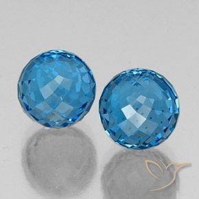 Shop natural 11.71ct スイスブルー トパーズ gems, スフェア / ボール, from ブラジル at GemSelect. In stock, global shipping!