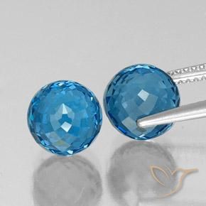 Shop natural 8.89ct スイスブルー トパーズ gems, スフェア / ボール, from ブラジル at GemSelect. In stock, global shipping!