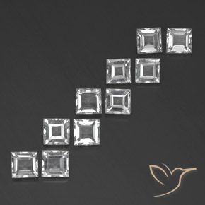 Shop natural 7.49ct ホワイト トパーズ gems, 四角形, from ブラジル at GemSelect. In stock, global shipping!