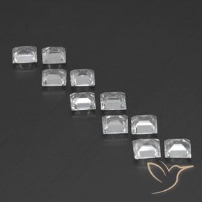 Shop natural 7.49ct ホワイト トパーズ gems, 四角形, from ブラジル at GemSelect. In stock, global shipping!