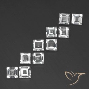 Shop natural 6.97ct ホワイト トパーズ gems, 四角形, from ブラジル at GemSelect. In stock, global shipping!