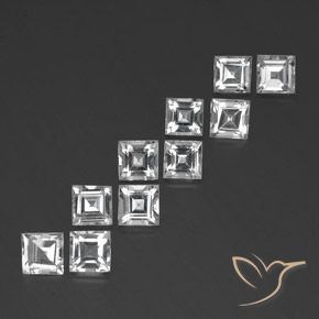 Shop natural 7.97ct ホワイト トパーズ gems, 四角形, from ブラジル at GemSelect. In stock, global shipping!