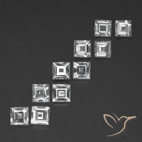 Shop natural 7.35ct ホワイト トパーズ gems, 四角形, from ブラジル at GemSelect. In stock, global shipping!