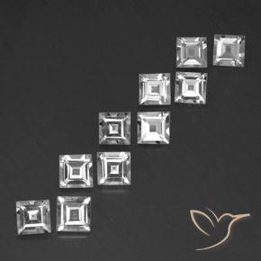 Shop natural 7.32ct クリアホワイト トパーズ gems, 四角形, from ブラジル at GemSelect. In stock, global shipping!