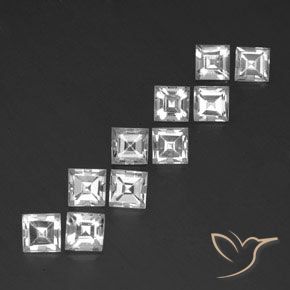 Shop natural 8.32ct ホワイト トパーズ gems, 四角形, from ブラジル at GemSelect. In stock, global shipping!