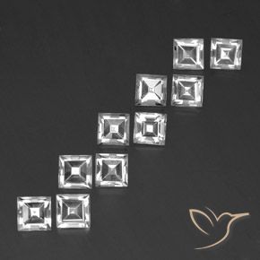 Shop natural 7.98ct ホワイト トパーズ gems, 四角形, from ブラジル at GemSelect. In stock, global shipping!