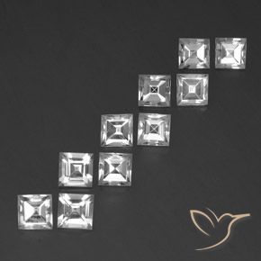 Shop natural 8.31ct ホワイト トパーズ gems, 四角形, from ブラジル at GemSelect. In stock, global shipping!