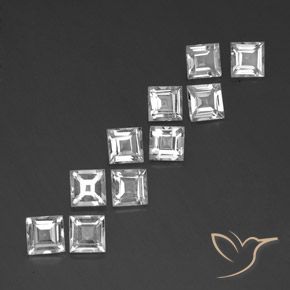 Shop natural 7.40ct ホワイト トパーズ gems, 四角形, from ブラジル at GemSelect. In stock, global shipping!