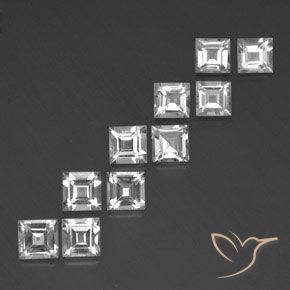 Shop natural 8.24ct ホワイト トパーズ gems, 四角形, from ブラジル at GemSelect. In stock, global shipping!