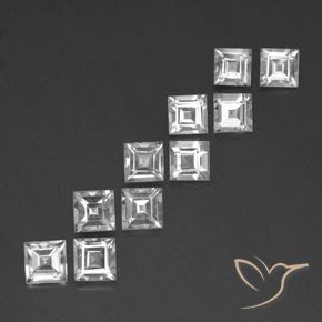 Shop natural 7.28ct ホワイト トパーズ gems, 四角形, from ブラジル at GemSelect. In stock, global shipping!