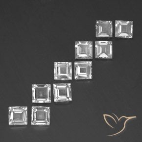 Shop natural 7.55ct ホワイト トパーズ gems, 四角形, from ブラジル at GemSelect. In stock, global shipping!