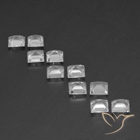 Shop natural 7.55ct ホワイト トパーズ gems, 四角形, from ブラジル at GemSelect. In stock, global shipping!