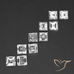 Shop natural 7.70ct ホワイト トパーズ gems, 四角形, from ブラジル at GemSelect. In stock, global shipping!
