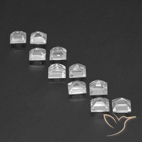 Shop natural 8.30ct ホワイト トパーズ gems, 四角形, from ブラジル at GemSelect. In stock, global shipping!