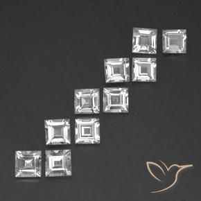 Shop natural 7.74ct ホワイト トパーズ gems, 四角形, from ブラジル at GemSelect. In stock, global shipping!