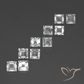 Shop natural 8.30ct ホワイト トパーズ gems, 四角形, from ブラジル at GemSelect. In stock, global shipping!