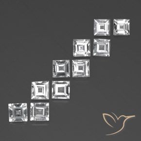 Shop natural 7.83ct ホワイト トパーズ gems, 四角形, from ブラジル at GemSelect. In stock, global shipping!