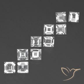 Shop natural 8.46ct クリアホワイト トパーズ gems, 四角形, from ブラジル at GemSelect. In stock, global shipping!