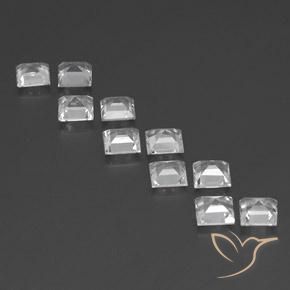 Shop natural 7.45ct クリアホワイト トパーズ gems, 四角形, from ブラジル at GemSelect. In stock, global shipping!