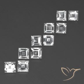Shop natural 8.49ct ホワイト トパーズ gems, 四角形, from ブラジル at GemSelect. In stock, global shipping!