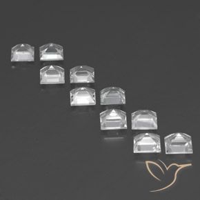 Shop natural 8.49ct ホワイト トパーズ gems, 四角形, from ブラジル at GemSelect. In stock, global shipping!