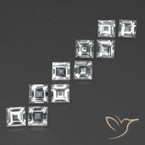 Shop natural 8.05ct クリアホワイト トパーズ gems, 四角形, from ブラジル at GemSelect. In stock, global shipping!