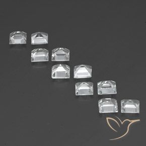 Shop natural 8.05ct クリアホワイト トパーズ gems, 四角形, from ブラジル at GemSelect. In stock, global shipping!