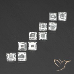 Shop natural 4.37ct ホワイト トパーズ gems, 四角形, from ブラジル at GemSelect. In stock, global shipping!