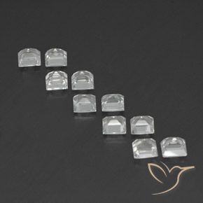 Shop natural 4.37ct ホワイト トパーズ gems, 四角形, from ブラジル at GemSelect. In stock, global shipping!
