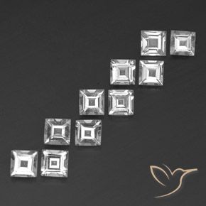 Shop natural 4.02ct ホワイト トパーズ gems, 四角形, from ブラジル at GemSelect. In stock, global shipping!