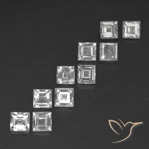 Shop natural 4.21ct クリアホワイト トパーズ gems, 四角形, from ブラジル at GemSelect. In stock, global shipping!