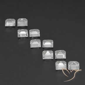 Shop natural 3.99ct クリアホワイト トパーズ gems, 四角形, from ブラジル at GemSelect. In stock, global shipping!