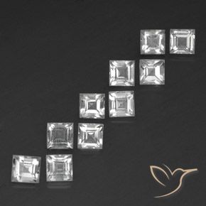 Shop natural 4.92ct ホワイト トパーズ gems, 四角形, from ブラジル at GemSelect. In stock, global shipping!