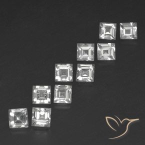 Shop natural 4.67ct クリアホワイト トパーズ gems, 四角形, from ブラジル at GemSelect. In stock, global shipping!