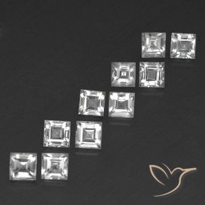 Shop natural 5.19ct クリアホワイト トパーズ gems, 四角形, from ブラジル at GemSelect. In stock, global shipping!
