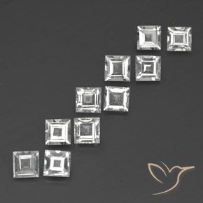 Shop natural 4.12ct クリアホワイト トパーズ gems, 四角形, from ブラジル at GemSelect. In stock, global shipping!
