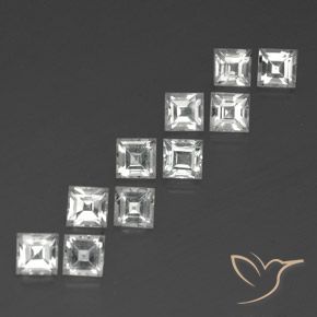Shop natural 5.05ct クリアホワイト トパーズ gems, 四角形, from ブラジル at GemSelect. In stock, global shipping!