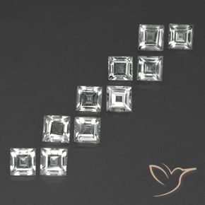 Shop natural 4.57ct クリアホワイト トパーズ gems, 四角形, from ブラジル at GemSelect. In stock, global shipping!
