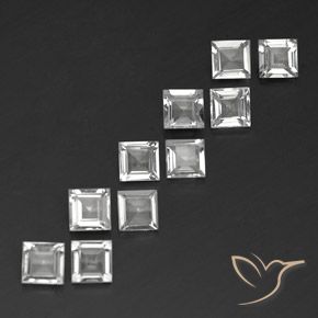 Shop natural 3.87ct ホワイト トパーズ gems, 四角形, from ブラジル at GemSelect. In stock, global shipping!