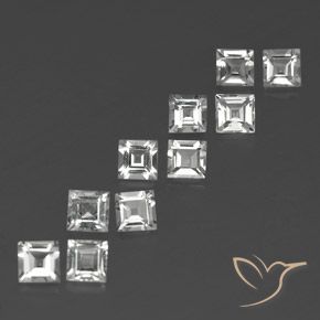 Shop natural 4.20ct クリアホワイト トパーズ gems, 四角形, from ブラジル at GemSelect. In stock, global shipping!
