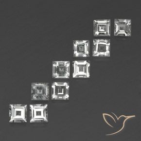Shop natural 4.12ct クリアホワイト トパーズ gems, 四角形, from ブラジル at GemSelect. In stock, global shipping!