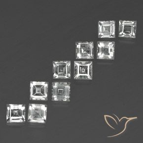 Shop natural 5.06ct クリアホワイト トパーズ gems, 四角形, from ブラジル at GemSelect. In stock, global shipping!